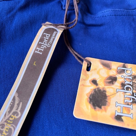 Hybrid & Company Maternity Capri High Waist Stretch Denim Capri, Large - Picture 9 of 9